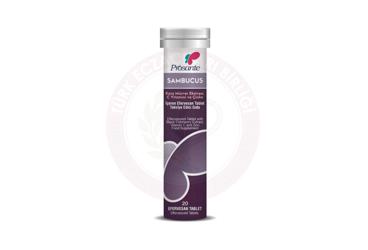 PROSANTE SAMBUCUS KARA MURVER EKSTRESI, VITAMIN C, CINKO ICEREN EFERVESAN TABLET  20 tablet
