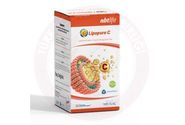 NBTLIFE LIPOPURE C LIPOZOMAL VITAMIN C ICEREN TAKVIYE EDICI GIDA  30 kapsül