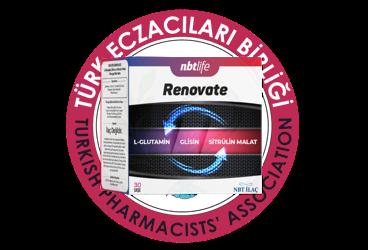 NBTLIFE RENOVATE L-GLUTAMIN, GLISIN VE SITRULIN MALAT ICEREN TAKVIYE EDICI GIDA  30 saşe