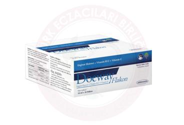 DOEWAY FLAKON ENGINAR EKSTRESI, VITAMIN B12, VITAMIN E ICEREN TAKVIYE EDICI GIDA  20x10 ml flakon