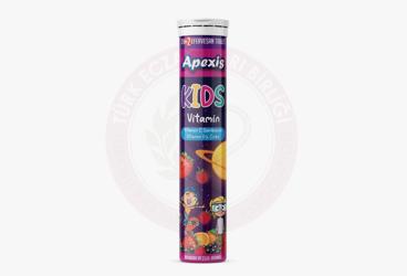 APEXIS KIDS VITAMIN C SAMBUCUS VITAMIN D3 CINKO ICEREN EFERVESAN TAKVIYE EDICI GIDA  22 tablet