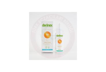 DERINEX LEKELI CILTLER ICIN SPF50 GUNES KORUYUCU KREM  50 ml şişe