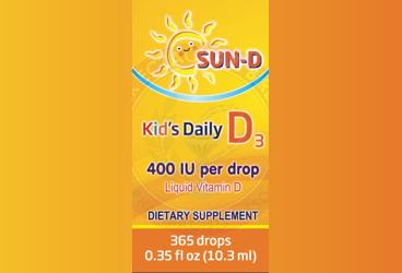 SUN-D KIDS DAILY D3 TAKVIYE EDICI GIDA 400 IU 10 ml şişe