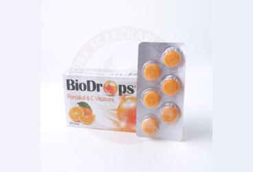 BIODROPS PORTAKAL & C VITAMINI PASTIL  18 pastil
