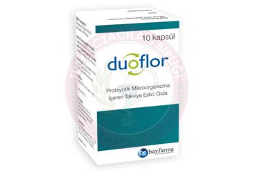 DUOFLOR PROBIYOTIK MIKROORGANIZMA ICEREN KAPSUL  10 kapsül