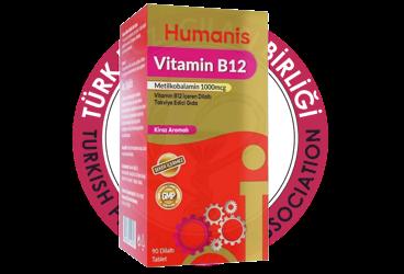 HUMANIS VITAMIN B12 ICEREN TAKVIYE EDICI GIDA DILALTI TABLET  90 tablet