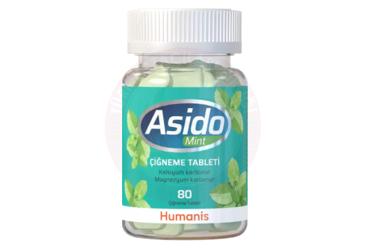 ASIDO MINT AROMALI CIGNEME TABLETI  80 tablet