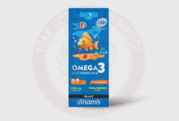 DINAMIS OMEGA 3 A,D,E VITAMINLI SURUP  150 ml şişe