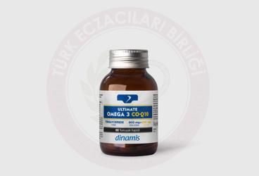 DINAMIS ULTIMATE OMEGA 3 CO-Q10 TAKVIYE EDICI GIDA  60 kapsül