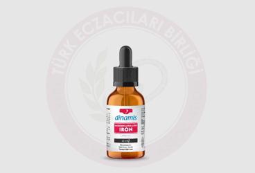 DINAMIS MICROENCAPSULATED IRON ICEREN TAKVIYE EDICI DAMLA  30 ml şişe