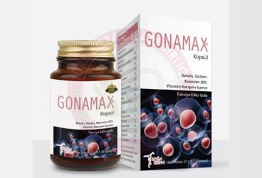 GONAMAX BETAIN, SISTEIN, KOENZIM Q10, VITAMIN KARISIMI ICEREN KAPSUL  30 kapsül