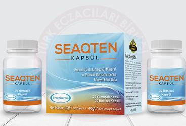 SEAQTEN TAKVIYE EDICI GIDA  30 + 30 kapsül