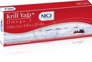 NKO KRILL YAGI OMEGA 3 KAPSUL  60 kapsül