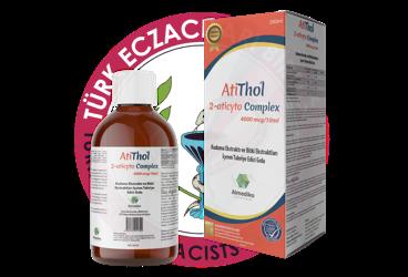 ALMEDIKO ATITHOL 2-ATICYTO COMPLEX SURUP KUDAMA EKSTRAKTI VE BITKI EKSTRAKTLARI ICEREN TAKVIYE EDICI GIDA 4000 mcg/10 ml 240 ml şişe