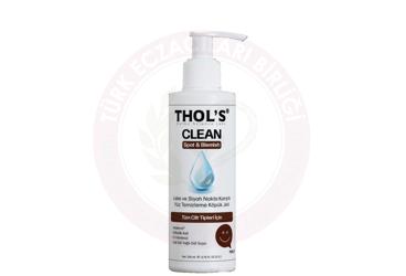 THOLS CLEAN SPOT&BLEMISH LEKE VE SIYAH NOKTA KARSITI YUZ TEMIZLEME KOPUK JEL  200 ml şişe