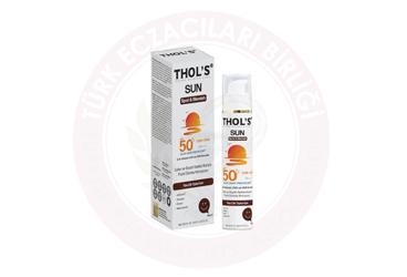 THOLS SUN SPOT & BLEMISH LEKE VE SIYAH NOKTA KARSITI FLUID GUNES KORUYUCU KREM  50 ml şişe