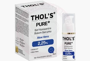THOLS PURE+ SAF KONSANTRE BAKIM SERUMU %2.25 ALOE VERA  15 ml şişe