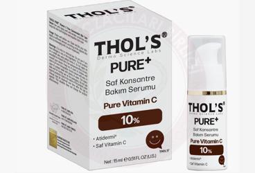 THOLS PURE+ SAF KONSANTRE BAKIM SERUMU SAF VITAMIN C %10  15 ml şişe
