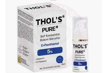 THOLS PURE+ SAF KONSANTRE BAKIM SERUMU %5 D-PANTHENOL  15 ml şişe
