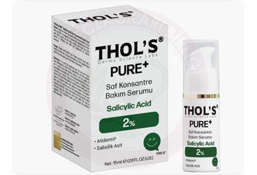 THOLS PURE+ SAF KONSANTRE BAKIM SERUMU %2 SALICYLIC ACID  15 ml şişe