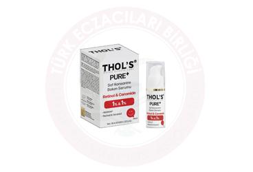 THOLS PURE+ SAF KONSANTRE BAKIM SERUMU %1 RETINOL & %1 CERAMIDE  15 ml şişe