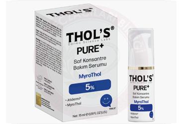 THOLS PURE+ SAF KONSANTRE BAKIM SERUMU %5 MYROTHOL  15 ml şişe