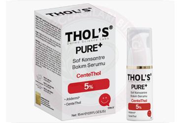 THOLS PURE+ SAF KONSANTRE BAKIM SERUMU %5 CENTETHOL  15 ml şişe
