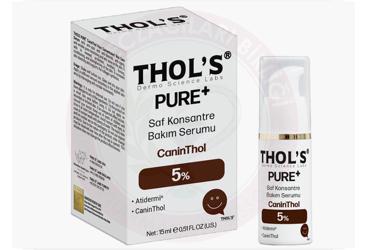 THOLS PURE+ SAF KONSANTRE BAKIM SERUMU %5 CANINTHOL  15 ml şişe