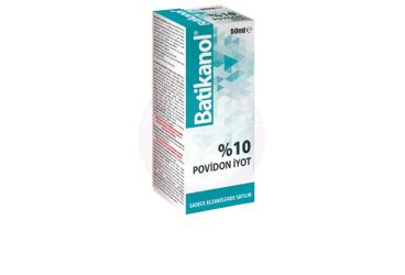 BATIKANOL %10 POVIDON IYOT COZELTISI  50 ml şişe