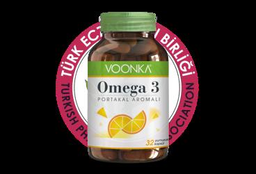 VOONKA OMEGA 3 PORTAKAL AROMALI KAPSUL 1000 mg 32 kapsül