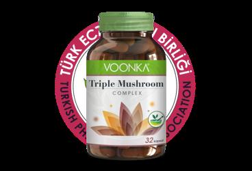 VOONKA TRIPLE MUSHROOM COMPLEX KAPSUL  32 kapsül