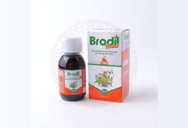 BRODIL HERBAL KIDS BITKISEL EKSTRELER ICEREN PROPOLISLI SIVI TAKVIYE EDICI GIDA  100 ml şişe
