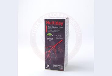 MULTIDAY KARA MURVER EKSTRESI ICEREN SURUP  150 ml şişe