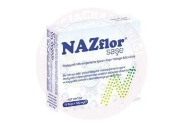 NAZFLOR PROBIYOTIK MIKROORGANIZMA ICEREN TAKVIYE EDICI GIDA SASE  10 saşe