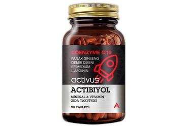 ACTIBIYOL ARGININ, TRIBULUS, EPIMEDIUM, VITMAIN VE MINERAL ICEREN TAKVIYE EDICI GIDA  90 tablet