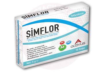 SIMFLOR PROBIYOTIK VE PREBIYOTIK ICEREN TAKVIYE EDICI GIDA  10 saşe