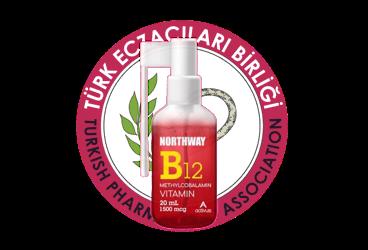 NORTHWAY B12 ICEREN SPREY TAKVIYE EDICI GIDA  100 ml şişe