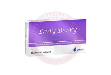 LADY BERRY TURNA YEMISI, ADACAYI VE VITAMIN C ICEREN TAKVIYE EDICI GIDA  30 kapsül