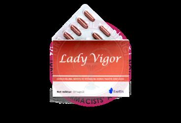 LADY VIGOR GINKGO BILOBA, BOYOTU VE VITAMIN B6 ICEREN TAKVIYE EDICI GIDA  30 kapsül