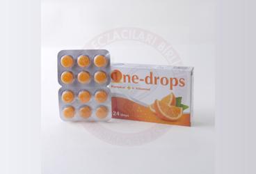 ONE-DROPS PORTAKAL + C VITAMINI PASTIL  24 pastil