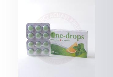 ONE-DROPS NANE, LIMON + C VITAMINI PASTIL  24 pastil