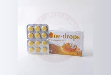 ONE-DROPS ZENCEFIL, BAL + C VITAMINI PASTIL  24 pastil