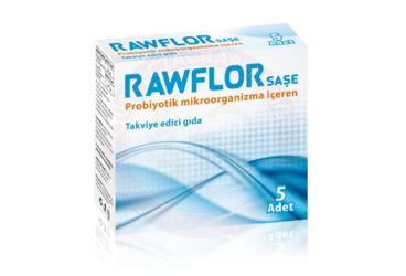 RAWFLOR SASE PROBIYOTIK MIKROORGANIZMA ICEREN TAKVIYE EDICI GIDA  5 saşe