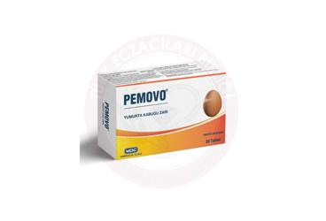 PEMOVO YUMURTA KABUGU ZARI TAKVIYE EDICI GIDA  30 tablet