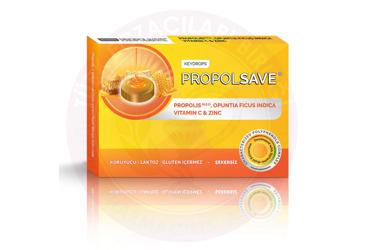 KEYDROPS PROPOLSAVE PROPOLIS, C VITAMINI VE CINKO ICEREN PASTIL TAKVIYE EDICI GIDA  12 pastil