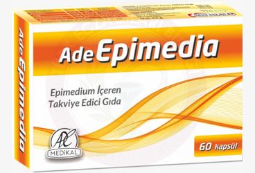 ADE EPIMEDIA EPIMEDIUM ICEREN TAKVIYE EDICI GIDA  60 kapsül