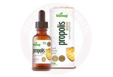 HUNNAP PROPOLIS EKSTRESI ICEREN SIVI TAKVIYE EDICI GIDA  30 ml şişe