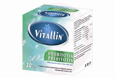 VITALLIN PROBIYOTIK PREBIYOTIK SASE  30 saşe