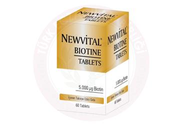 NEWVITAL BIOTIN TABLET 5000 mcg 60 tablet