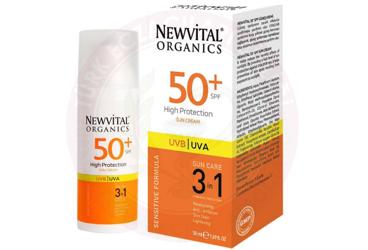 NEWVITAL SPF50+ GUNES KREMI  50 ml şişe